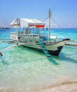 Philippines Boracay Boat Paint By Numbers