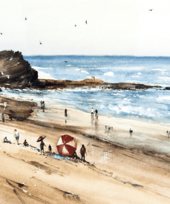 Beach Ridge Landscape Paint By Numbers