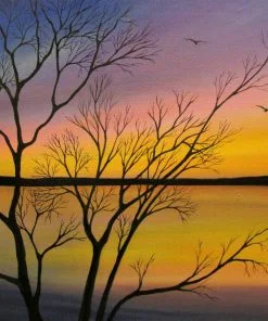 Autumn Sunset Paint By numbers