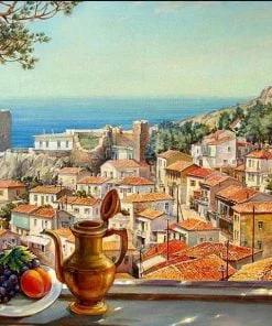 Sicilian Village Paint By Numbers