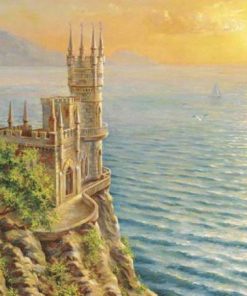 Swallows Nest Castle Paint By Numbers