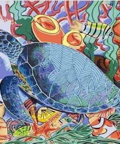 Turtle Mosaics Animals Paint By Numbers