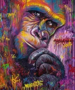Gorilla Graffiti Paint By Numbers