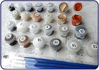 Nike Shoes Paint By Numbers - Numeral Paint Kit