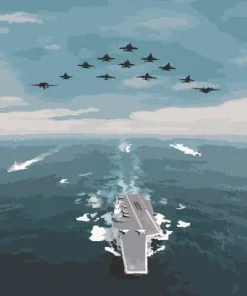 Aircraft Carrier Paint By Numbers