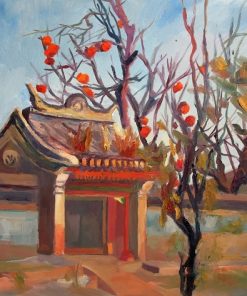 Apple Tree In Temple Paint By Numbers