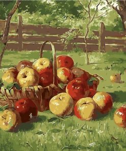Apples Basket Paint By Numbers