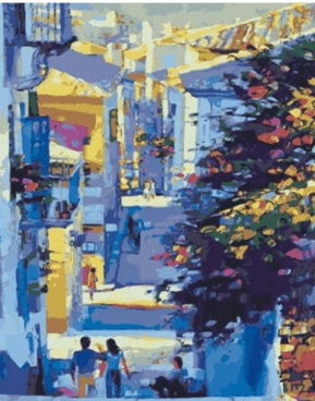 Athena Street View Paint By Numbers