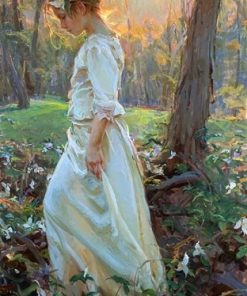 Woman In Forest Paint By Numbers