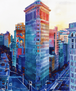 Flatiron Building Paint By Numbers