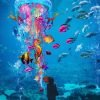 Jellyfish And Fish Paint By Numbers