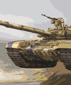 Military Tank Paint By Numbers