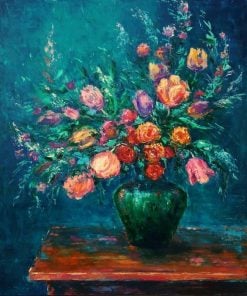 Flowers Vase Paint By Numbers