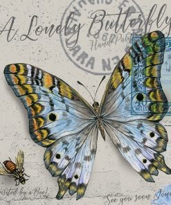 Vintage Butterfly Paint By Numbers