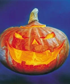 Carved Pumpkin Paint By Numbers