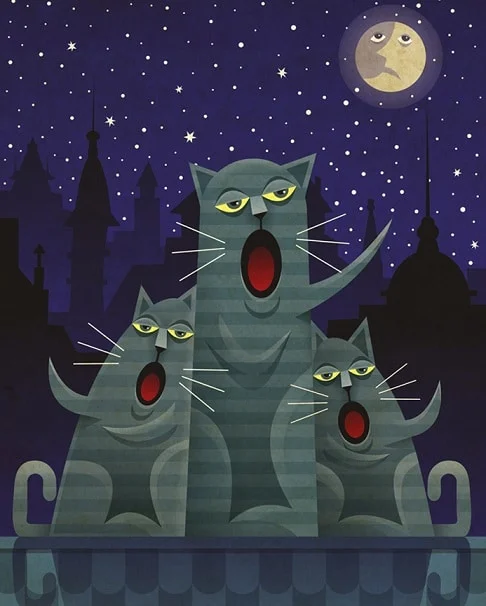 Three Cats Paint By Numbers