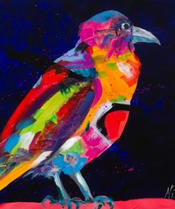 Colorful Raven Paint By Numbers