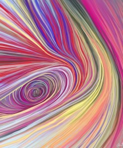 Abstract Mixed Colors Paint By Numbers