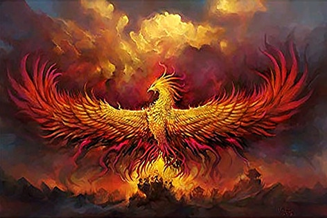 Fire Phoenix Paint By Numbers
