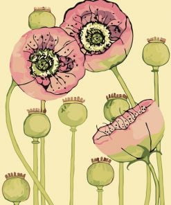Ladybird Poppies Paint By Numbers