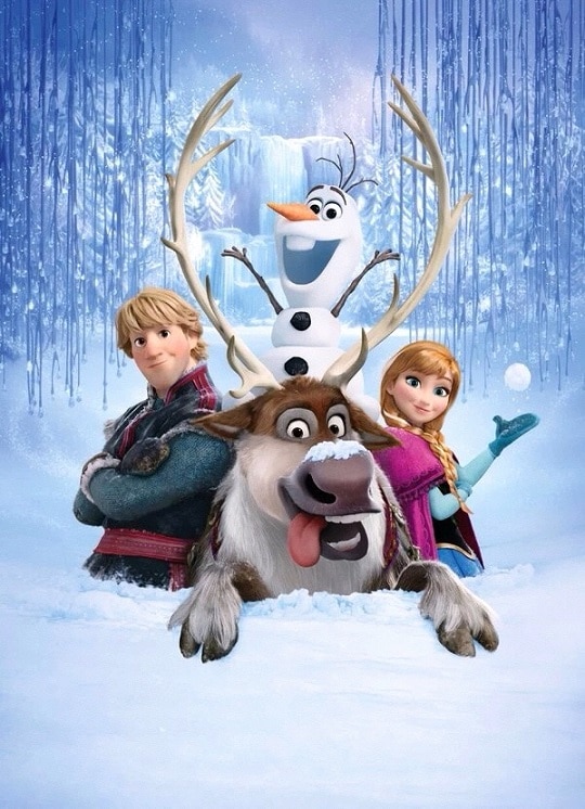Frozen Characters Paint By Numbers - Numeral Paint Kit