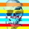 colorful glitch skull Paint By Numbers