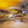 Golden Sand Abstract Paint By Numbers