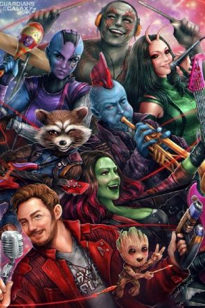 Guardians Of The Galaxy Paint By Numbers