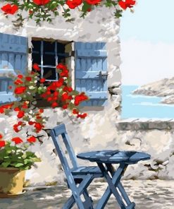 Mediterranean House Paint By Numbers