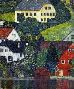 Houses at Unterach on the Attersee Paint By Numbers