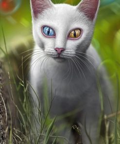 Odd Eyed Cat Paint By Numbers