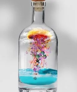 Jellyfish In Bottle Paint By Numbers