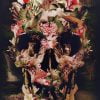 Jungle Of Flowers Skull Flowers Paint By Numbers
