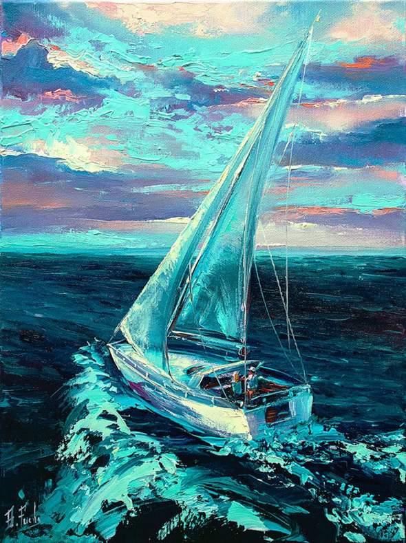 Sailing Yacht Paint By Numbers
