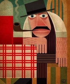 Man With Pipe Paint By Numbers