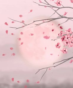 Cherry Blossom Branch Paint By Numbers