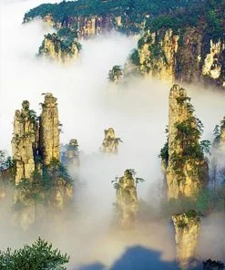 Zhangjiajie National Forest Park Paint By Numbers