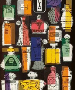 Vintage Perfume Bottles Paint By Numbers