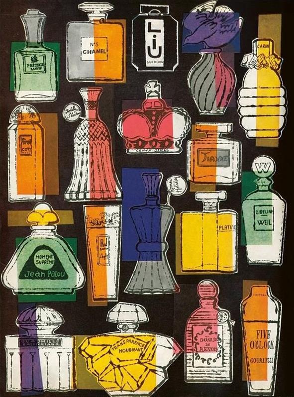 Perfume Bottles Still Life Paint By Numbers - Numeral Paint Kit