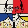 Piet Mondrian Paint By Numbers