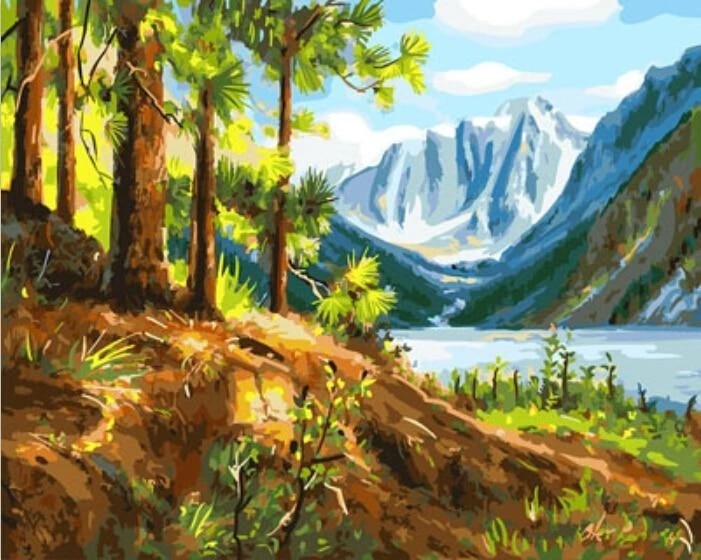 Nature Scenery - Landscapes Paint By Numbers - Painting By Numbers