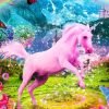 Pink Unicorn Paint By Numbers