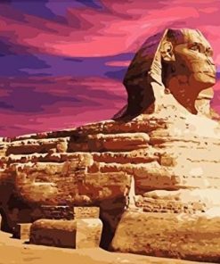 Pyramid Sphinx Paint By Numbers