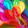 Rainbow Balloons Paint By Numbers