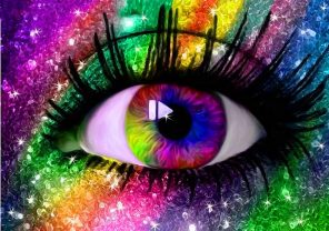 Rainbow Eye Paint By Numbers