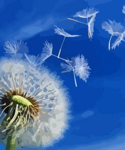 Dandelion Seed Paint By Numbers