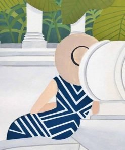 Illustration Classy Lady Paint By Numbers