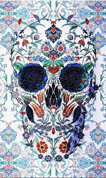 Floral Skull Head Paint By Numbers