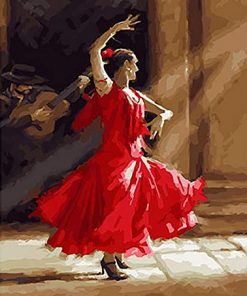 Flamenco Dancer Paint By Numbers