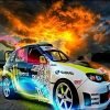 Subaru Race Car Paint By Numbers